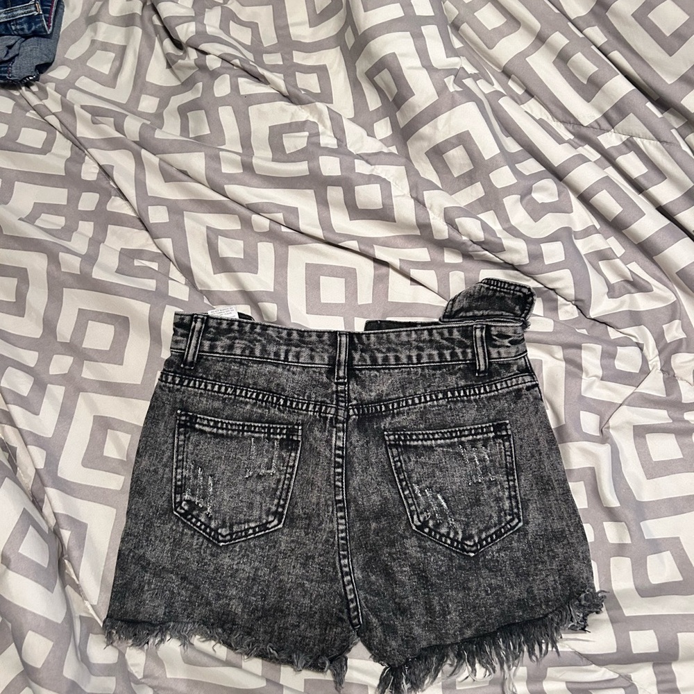 Stylish Black Denim Women Shorts
